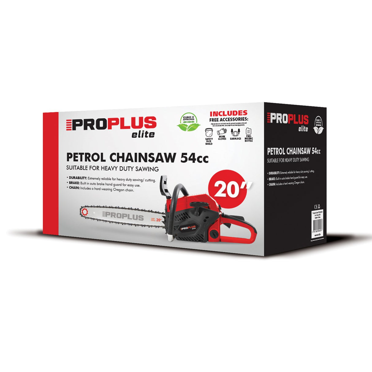 ProPlus Elite 51cm (20 Inch) Petrol Chainsaw 54cc | PPS5420CS