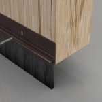PVC Brush Bottom Door Seal