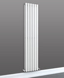 Porto Vertical Double Panel Radiator- Matt White