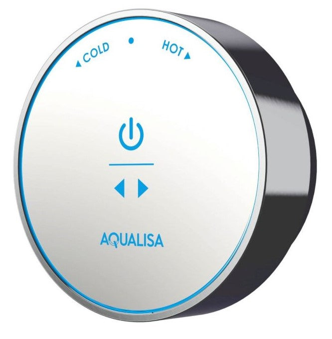 Aqualisa Quartz Blue Smart Digital Shower Concealed with Adjustable and Fixed Wall Head (HP/Combi) | QZSB.A1.BV.DVFW.20