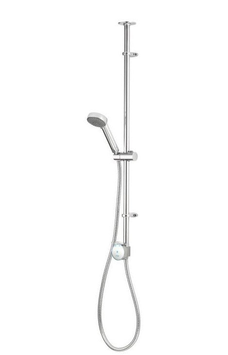 Aqualisa Quartz Blue Smart Digital Shower Exposed with Adjustable Head (Gravity Pumped) | QZSB.A2.EV.20