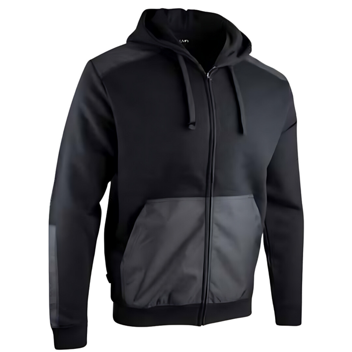 LMA Quebec Full Zip Black Hoodie