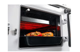 AGA R3 Series 100 Electric with Twin Hotplates - Linen with Stainless Steel trim | R31004EHLIN