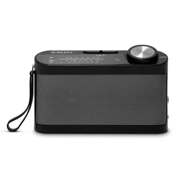 Roberts 3 Band Compact Battery Radio - Black | R9993
