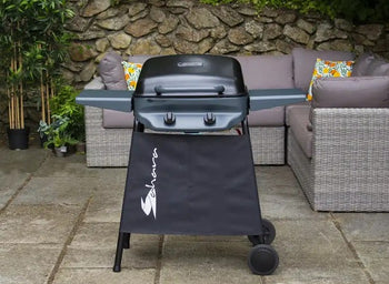 Sahara Rapid Assembly 2 Burner Gas Barbecue | RASSIR-BK