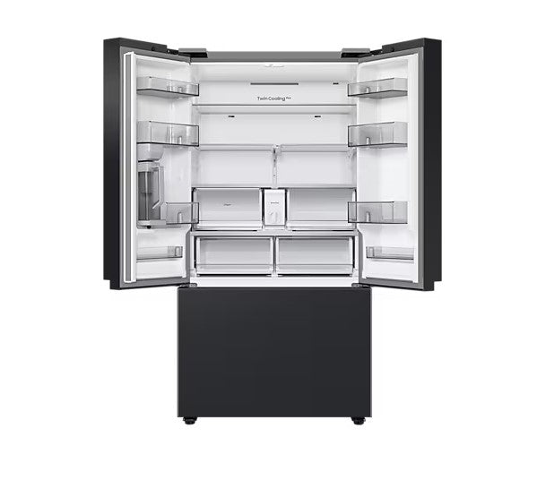 Samsung Bespoke French Style Fridge Freezer with Autofill Water Pitcher - Black | RF24BB620EB1EU