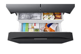Samsung Bespoke French Style Fridge Freezer with Autofill Water Pitcher - Black | RF24BB620EB1EU