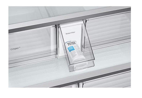 Samsung Bespoke French Style Fridge Freezer with Autofill Water Pitcher - Black | RF24BB620EB1EU