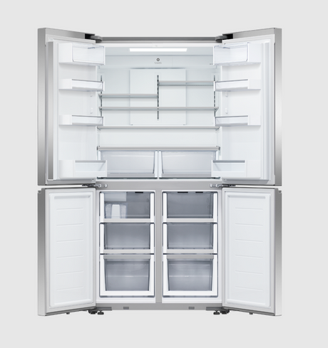 Fisher & Paykel Quad Door Fridge Freezer Ice+Water | RF605QDUVX1