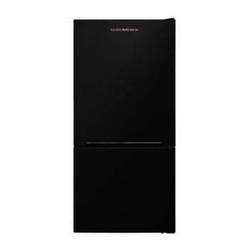 NordMende Freestanding Low Frost Fridge Freezer - Black | RFF60405BL
