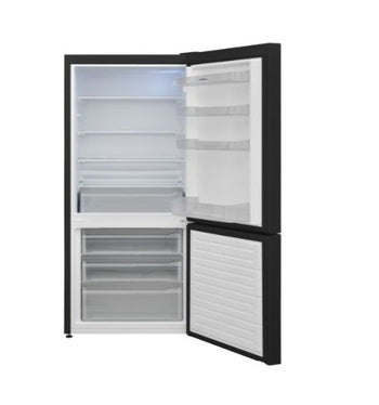 NordMende Freestanding Low Frost Fridge Freezer - Black | RFF60405BL