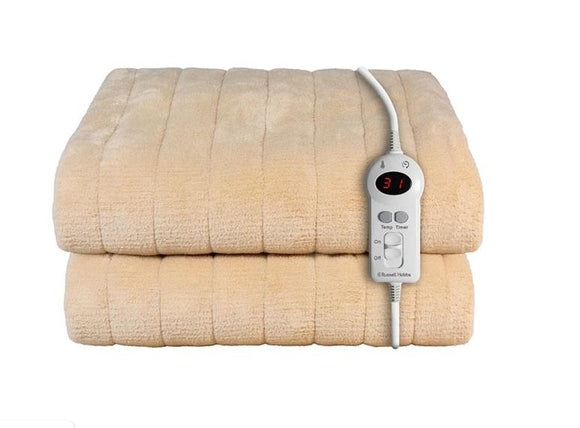 Russell Hobbs Heated Throw - Beige | RHHT1004BG