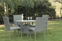 Rio 4 Seater Rattan Dining Set | RIO4