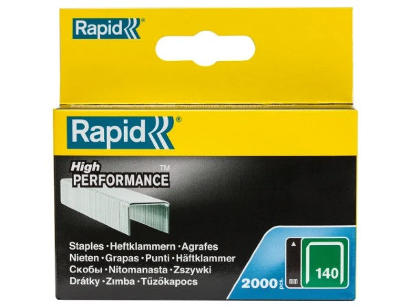 Rapid 140/6 6mm Galvanised Staples (Box of 2000) | RPD1406
