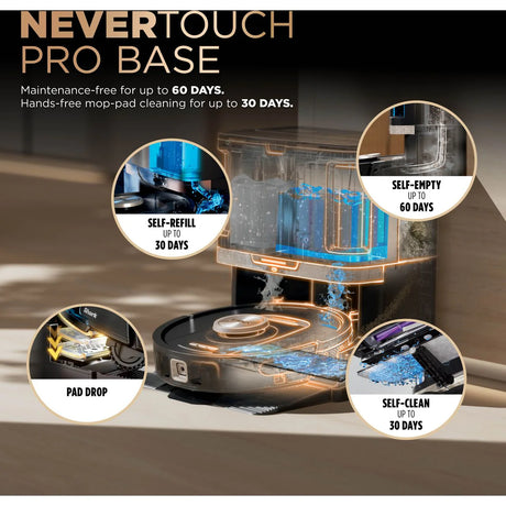 Shark PowerDetect NeverTouch Pro 2-in-1 Self-Empty, Self-Refill & Self-Clean Robot Vacuum & Mop  | RV2800ZEUK