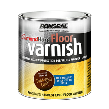 Ronseal Diamond Hard Mellow Floor Varnish Satin 2.5L | 36523