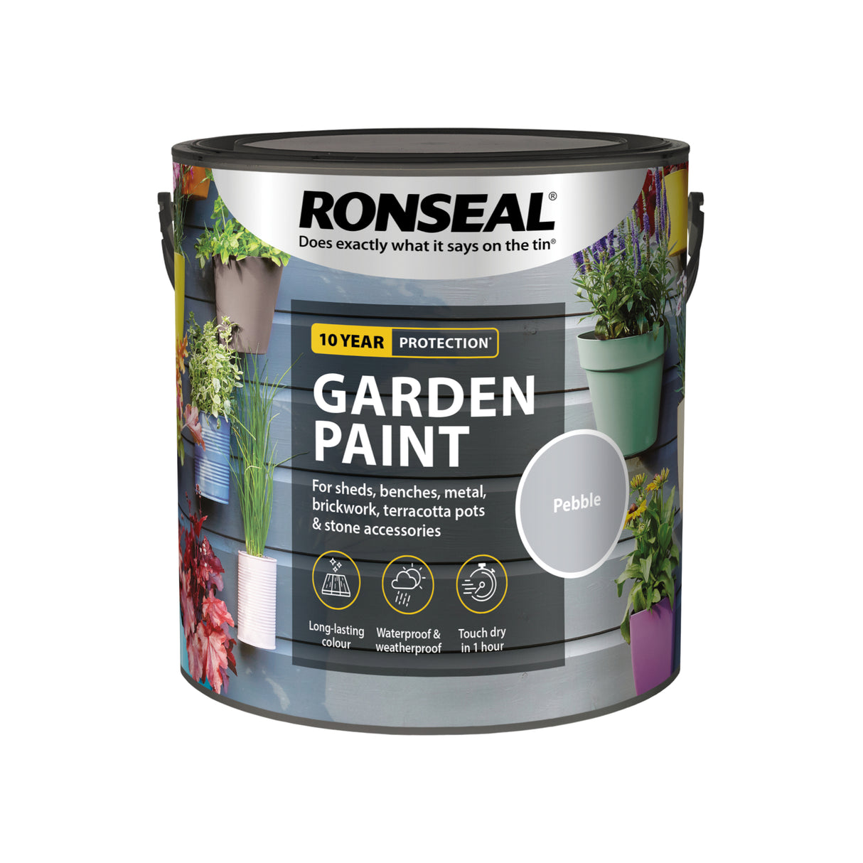 Ronseal Garden Paint Pebble 2.5L | 38510