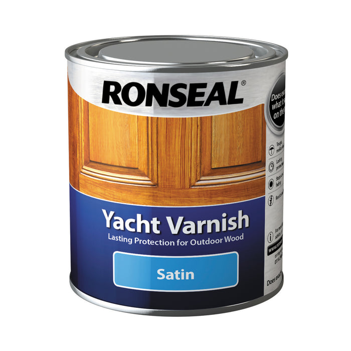 Ronseal Exterior Yacht Varnish Satin 500ml | 30242