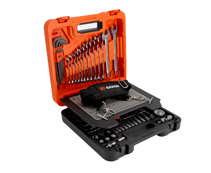Bahco 98 Piece Socket & Mechanics Set | S98MC1H-STRP