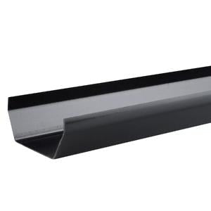 Wavin SquareLine Gutter 100mm Black 4m | SFGBL