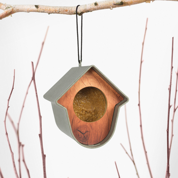 Singing Friend Evie Recycled Wood Bird Feeder | SFP020