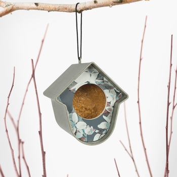 Singing Friend Evie Recycled Flower Design Bird Feeder | SFP022