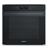 Hotpoint 73L Pyroclean Single Oven Black Touch | SI9891SPBM