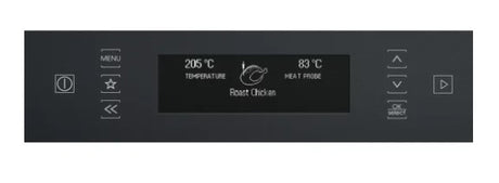 Hotpoint 73L Pyroclean Single Oven Black Touch | SI9891SPBM