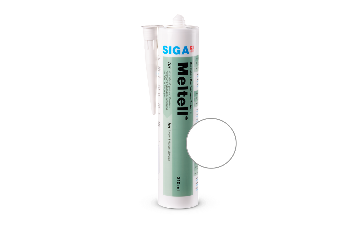 Siga Meltell 310 White Sealant 310ml Cartridge | 3730-0310.01