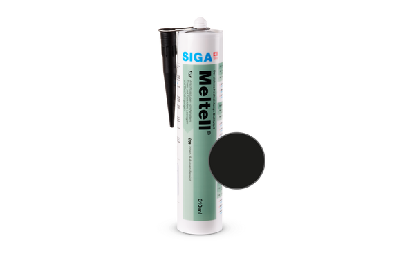 Siga Meltell 320 Black Sealant 310ml Cartridge | 3730-0310.02
