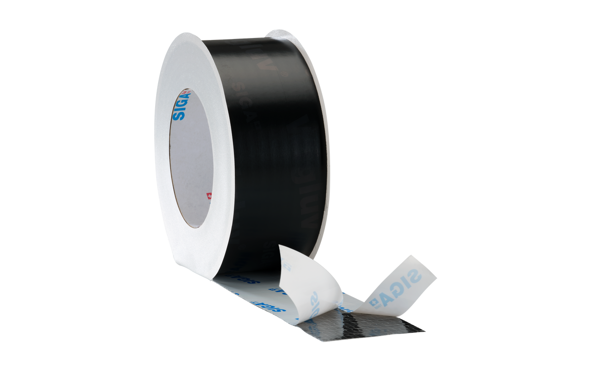 Siga Wigluv 20/40 Black Tape 20mm/40mm x 25m | WIGLUV BLACK 20/40