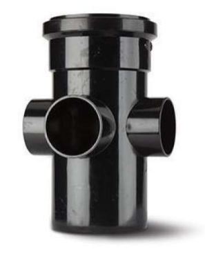110mm Single Boss Pipe Black | SJ454B