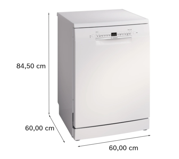 Bosch Series 2 14 Place Freestanding Dishwasher - White | SMS2HVW67G