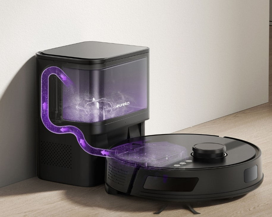 Eureka N6 Plus Robot Vacuum with Docking Station | SNERN6PLUSBK