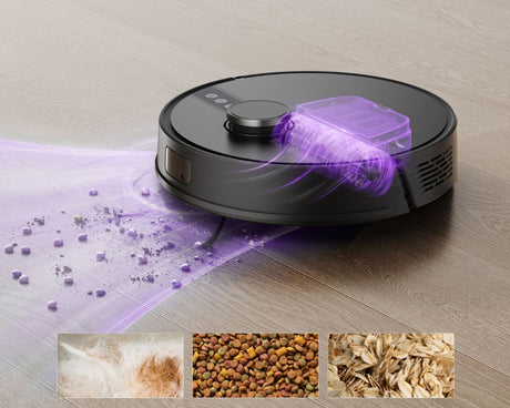 Eureka N6 Plus Robot Vacuum with Docking Station | SNERN6PLUSBK