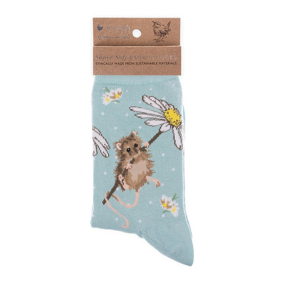 Wrendale Oops A Daisy Mouse Socks | SOCK011