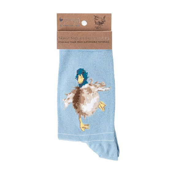 Wrendale A Waddle and A Quack Duck Socks | SOCK014