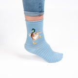 Wrendale A Waddle and A Quack Duck Socks | SOCK014