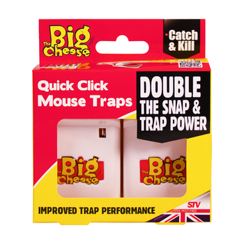 Big Cheese Quick Click Mouse Trap 2 Pack | STV147