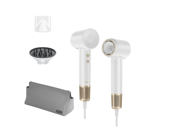 Laifen Swift Premium Hair Dryer White/Gold | SWIFTWG