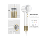 Laifen Swift Premium Hair Dryer White/Gold | SWIFTWG