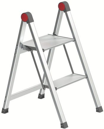 Ard 2 Step Aluminium Mini Slim Stepladder | 21584000