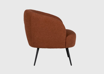 Shelbie Accent Chair Rust | SHB-321-RS