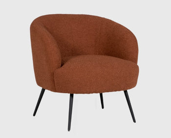 Shelbie Accent Chair Rust | SHB-321-RS