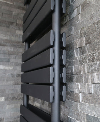 Source Towel Radiator with Aromawell - Matt Black