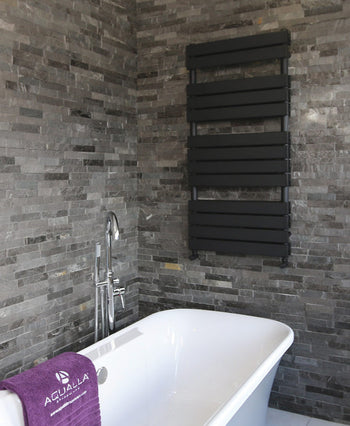 Source Towel Radiator with Aromawell - Matt Black