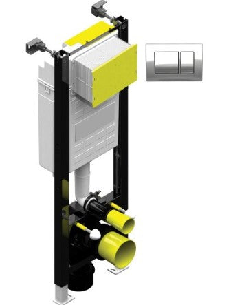 Fastfix High Frame for Wall Hung Toilet Fascia Plate, Rectangular | T074113P43