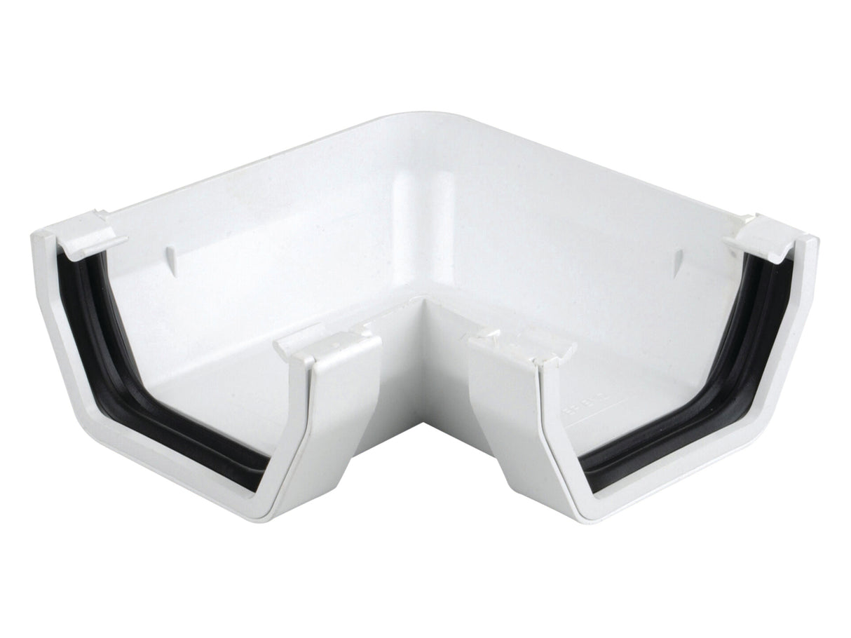 Wavin Squareline Gutter Angle 90° 100mm White | T8803W