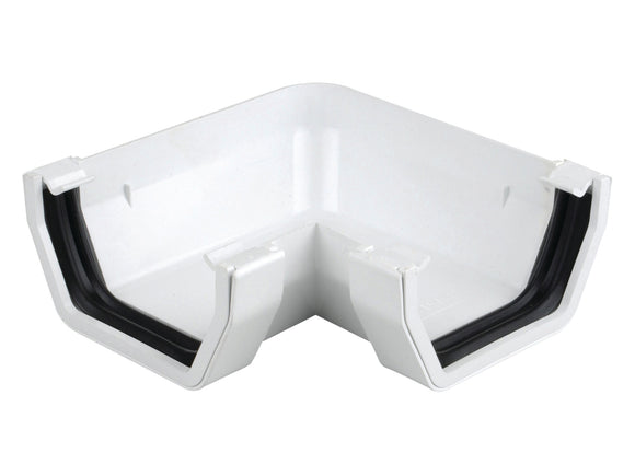 Wavin Squareline Gutter Angle 90° 100mm White | T8803W