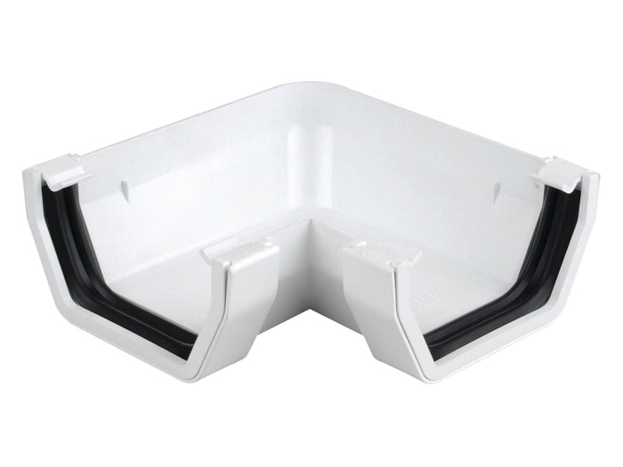Wavin Squareline Gutter Angle 90° 100mm White | T8803W